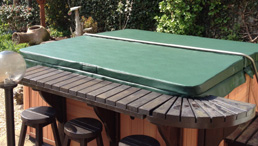 High quality green hot tub cover